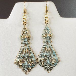 Fleur De Lis Drop Earrings